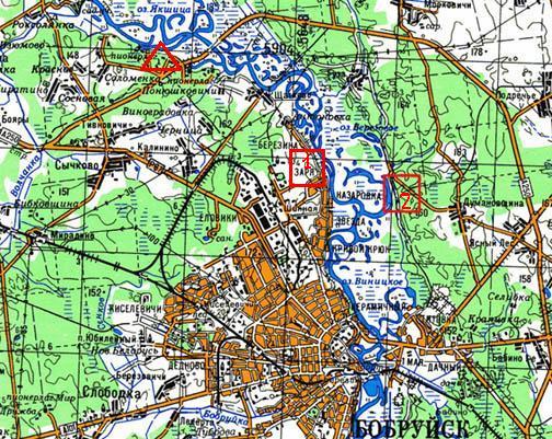 Бобруйск карта киселевичи