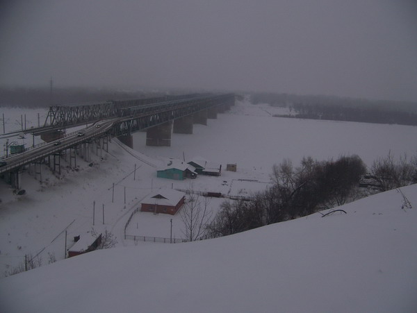 Северный мост через р.Обь.