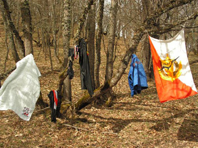 Между тренировками.