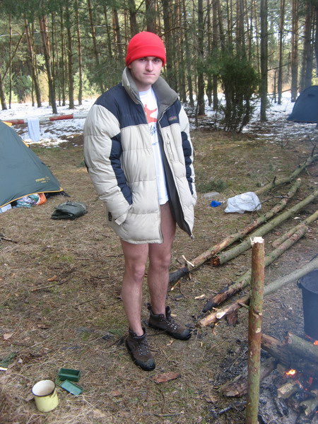 Утро в лесу около замечательного города Каменец.